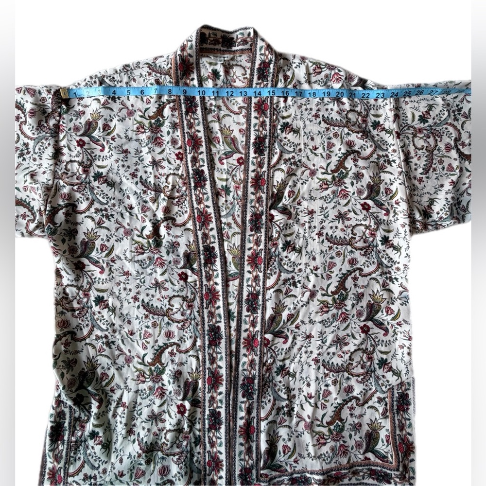 Max Studio Womens Multicolor
Floral Kimono Sz M - Picture 7 of 11